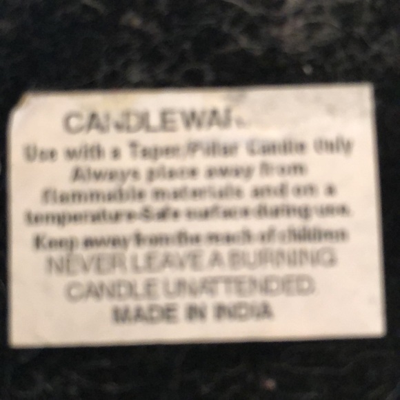 10” silver candlestick - Picture 7 of 10